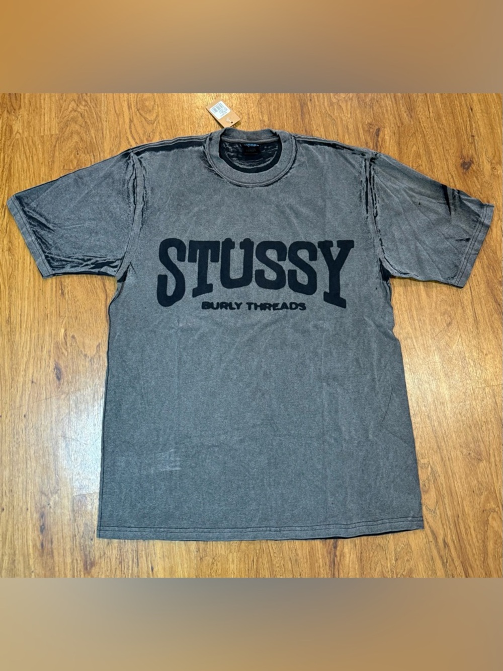 Stussy Burly Threads Tee Shirt NEW Skate Surf 100% Authentic L